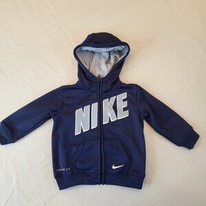 Nike Baby Boys Therma-Fit Hoodie Navy White 12M